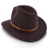 Jurassic - Walrus Hats Dark Brown Wool Felt Safari Hat - H7014